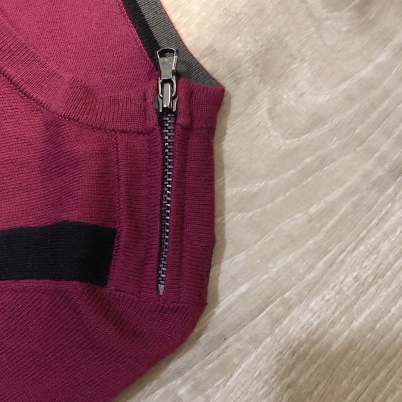 KENNETH COLE Maroon / Burgundy Sweater Dress XS - Picture 3 of 5